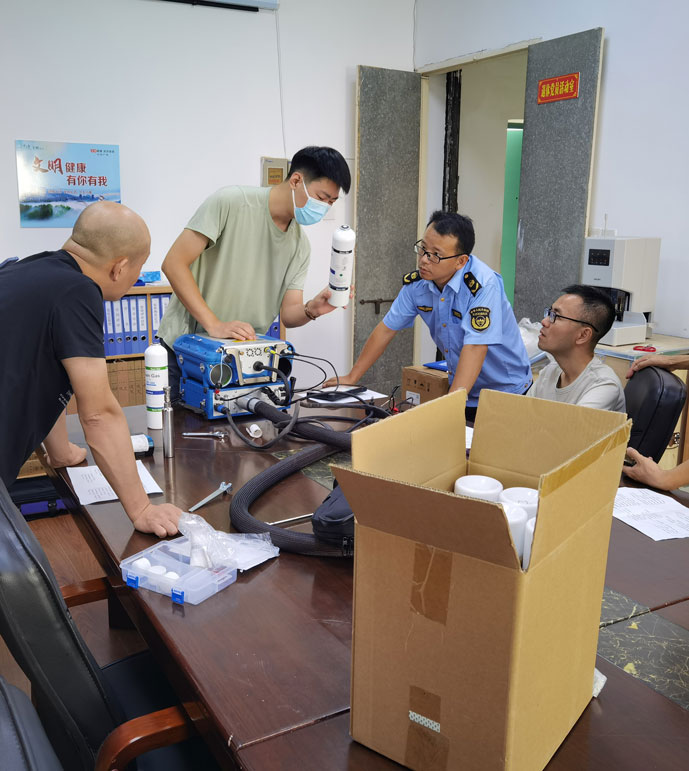 杭州建德環(huán)境監(jiān)測站PF-300交貨培訓(xùn)