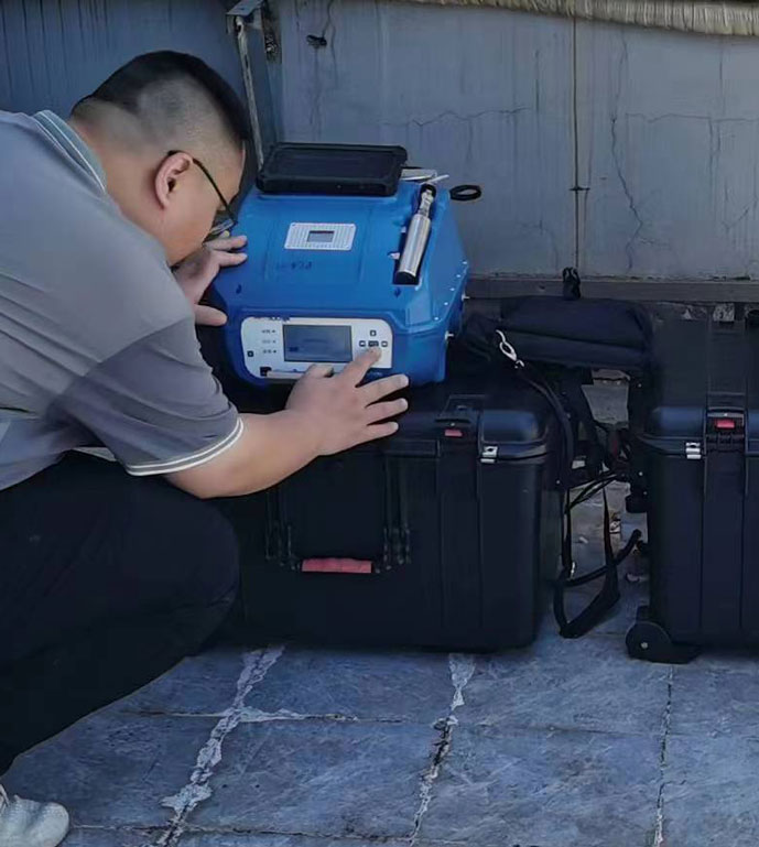 贛州某電業公司非甲烷總烴濃度現場測試